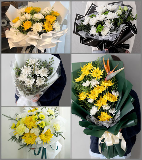 山东德州庆云县徐园子乡白事花束代送